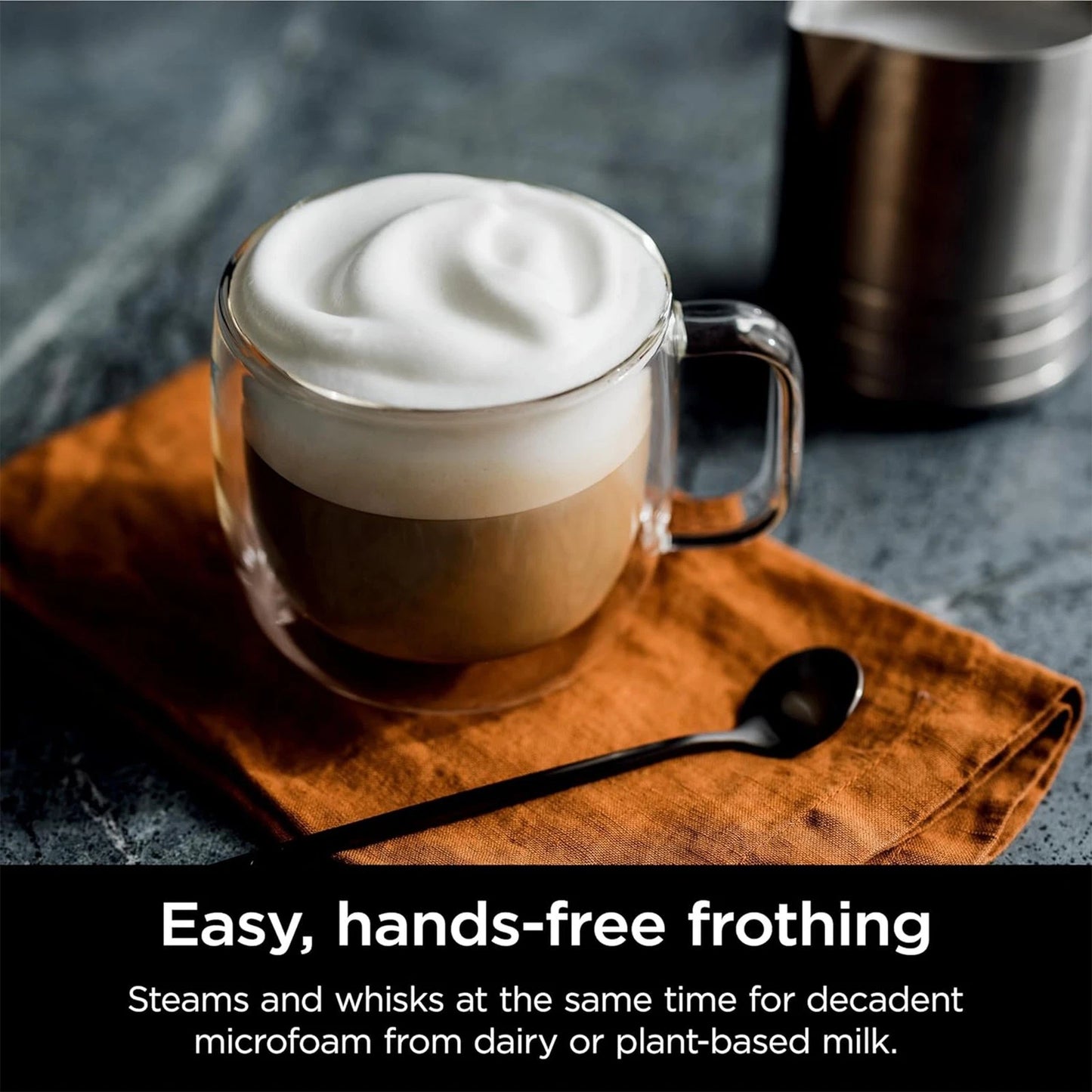 Ninja Luxe Café Premier Series Coffee Espresso Machine, Certified Refurbished