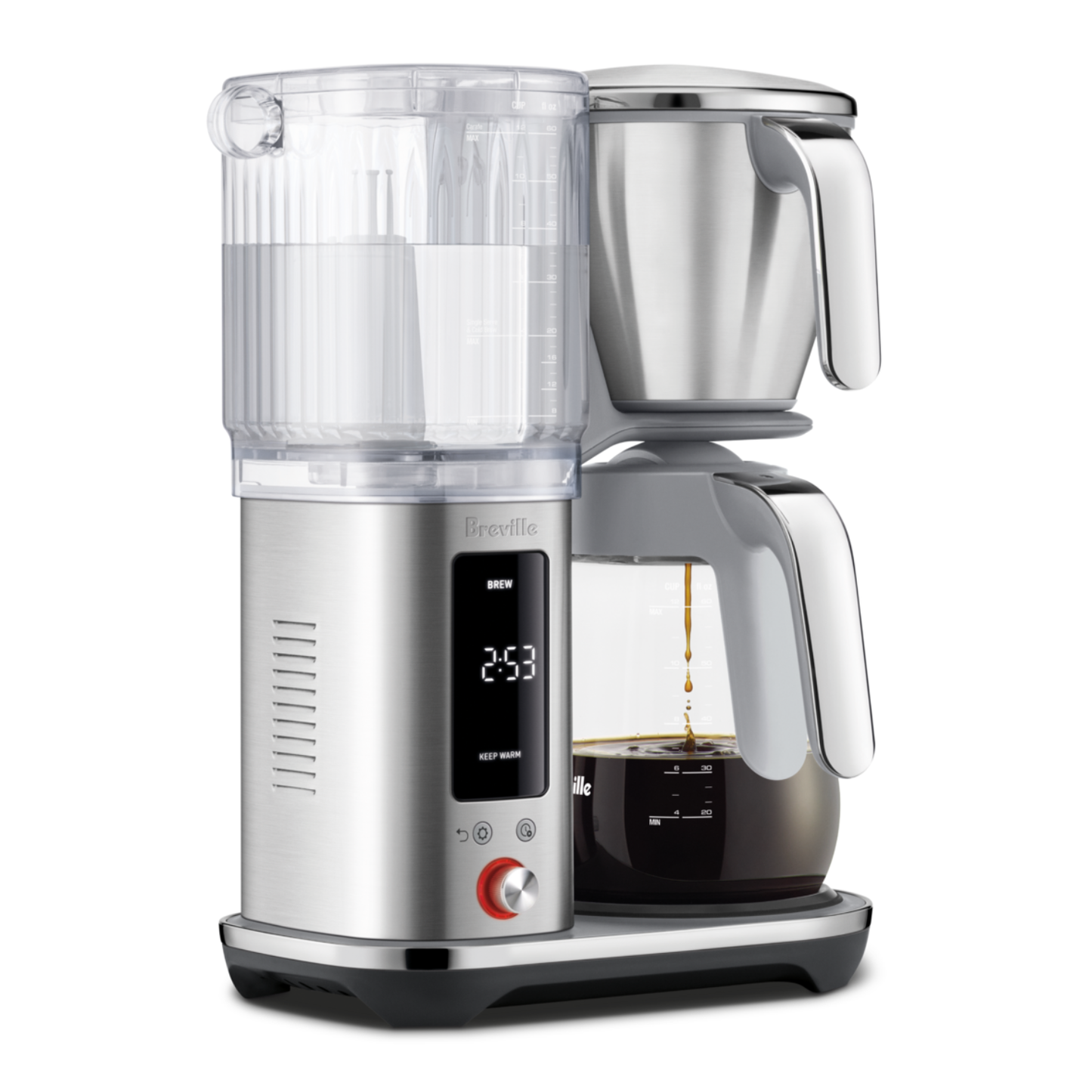 BREVILLE LUXE BREWER™ GLASS COFFEE MACHINE