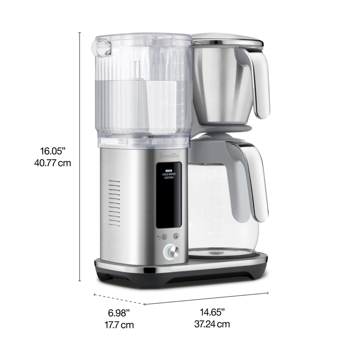 BREVILLE LUXE BREWER™ GLASS COFFEE MACHINE