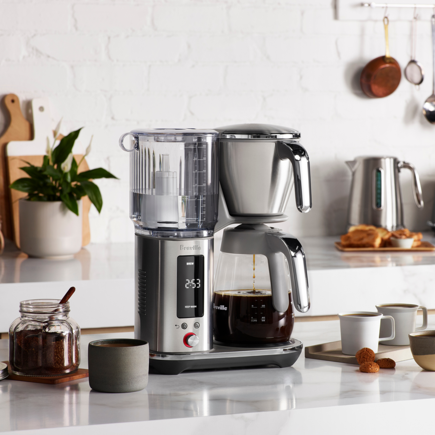 BREVILLE LUXE BREWER™ GLASS COFFEE MACHINE