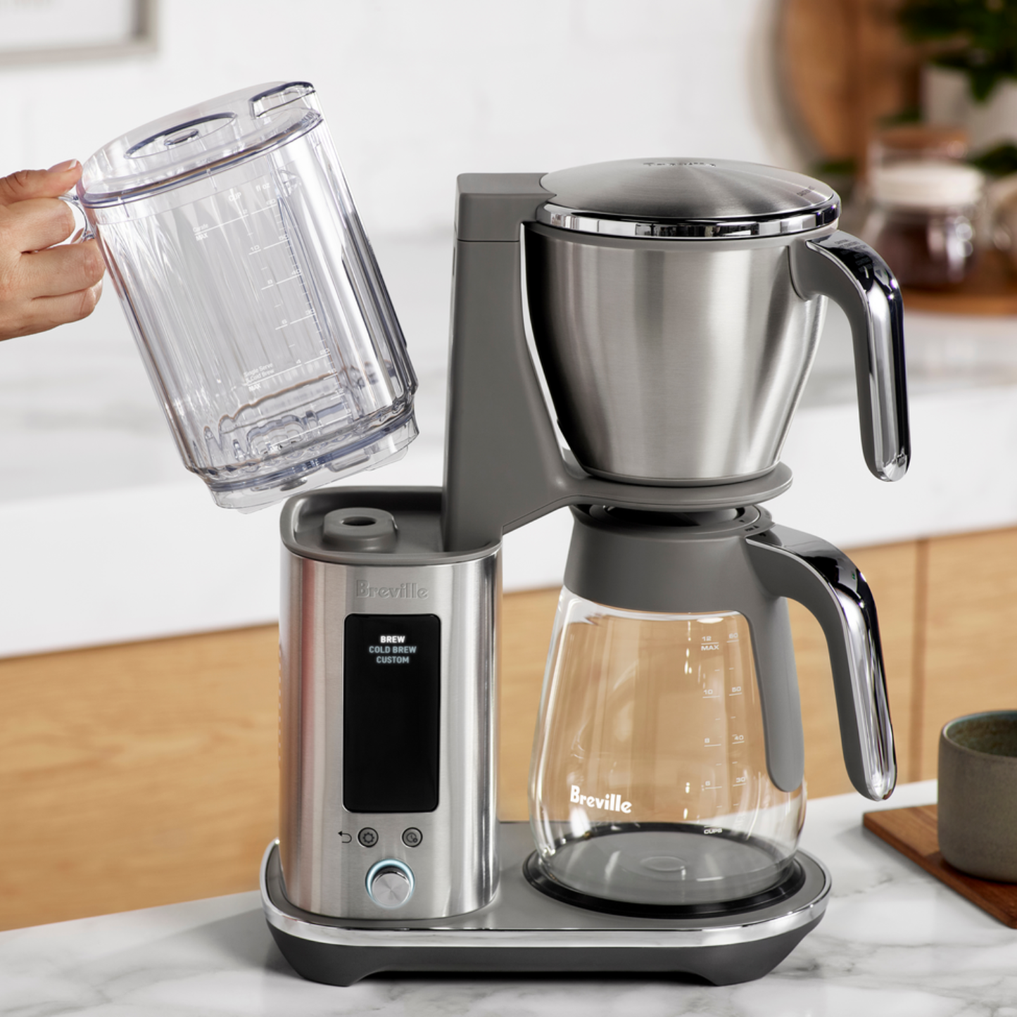 BREVILLE LUXE BREWER™ GLASS COFFEE MACHINE