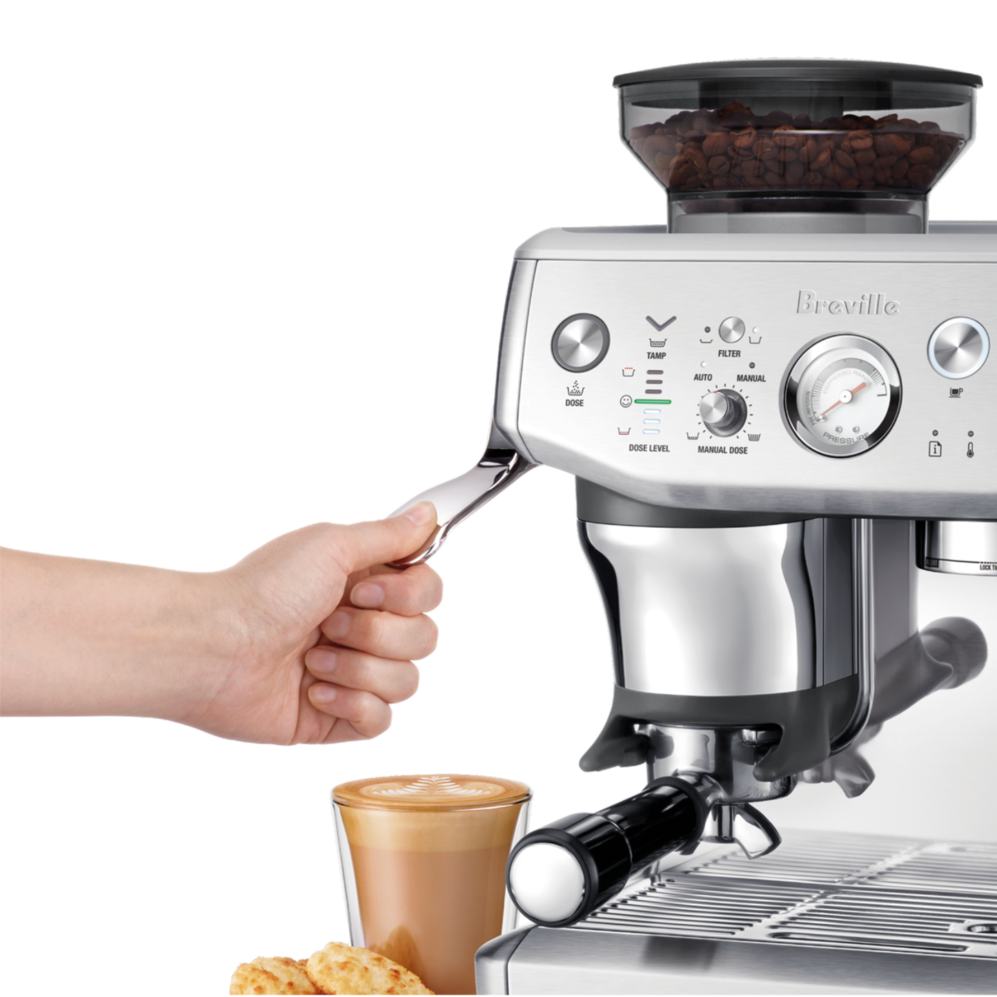 BREVILLE THE BARISTA EXPRESS® IMPRESS ESPRESSO MACHINE