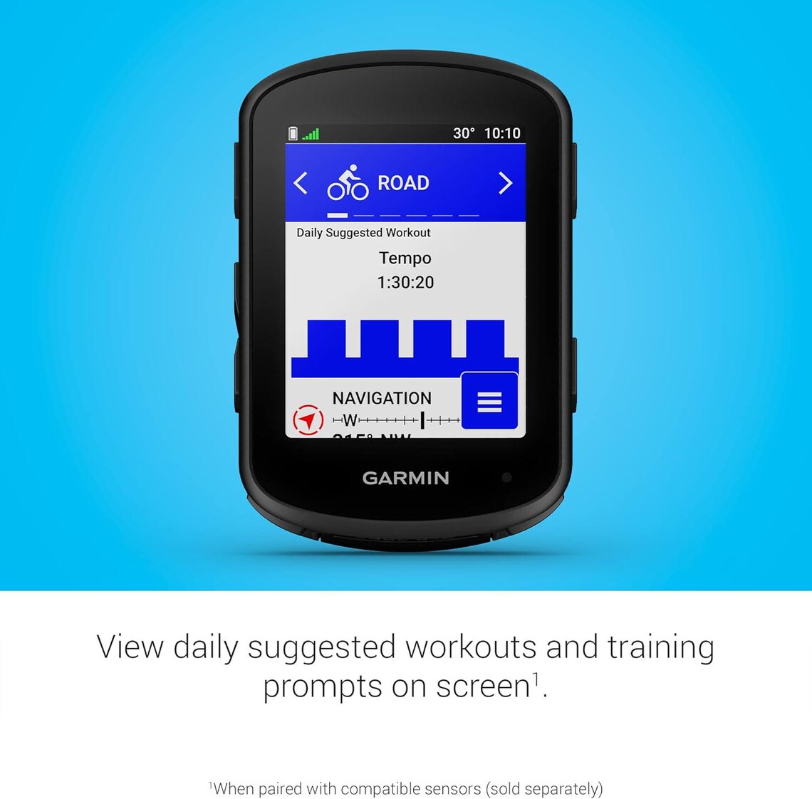 Garmin Edge 840 – Compact GPS Cycling Computer with Touchscreen, Buttons & Targeted Adaptive Coaching