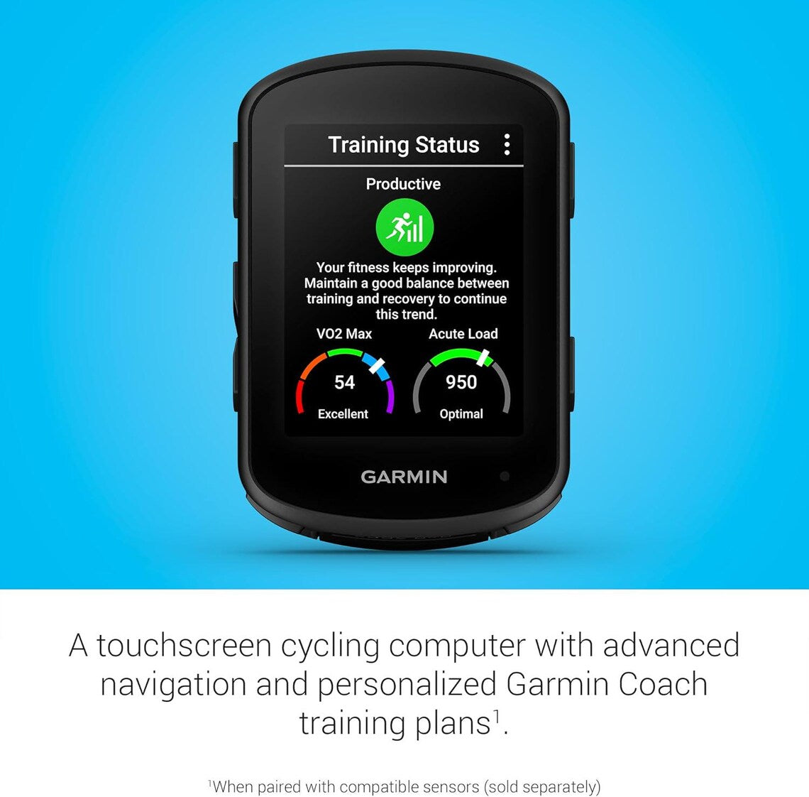 Garmin Edge 840 – Compact GPS Cycling Computer with Touchscreen, Buttons & Targeted Adaptive Coaching