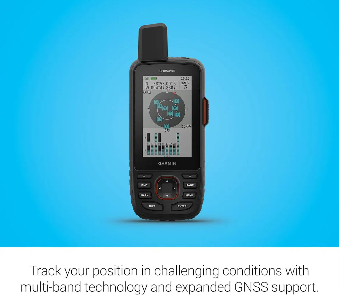GPSMAP 67i Rugged GPS Handheld with inReach Satellite Technology, Interactive SOS, Mapping, Two-Way Messaging