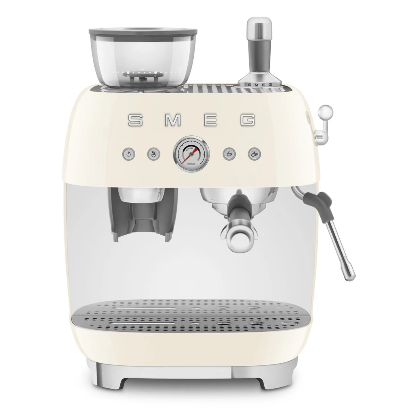 SMEG MANUAL ESPRESSO COFFEE MACHINE WITH GRINDER
