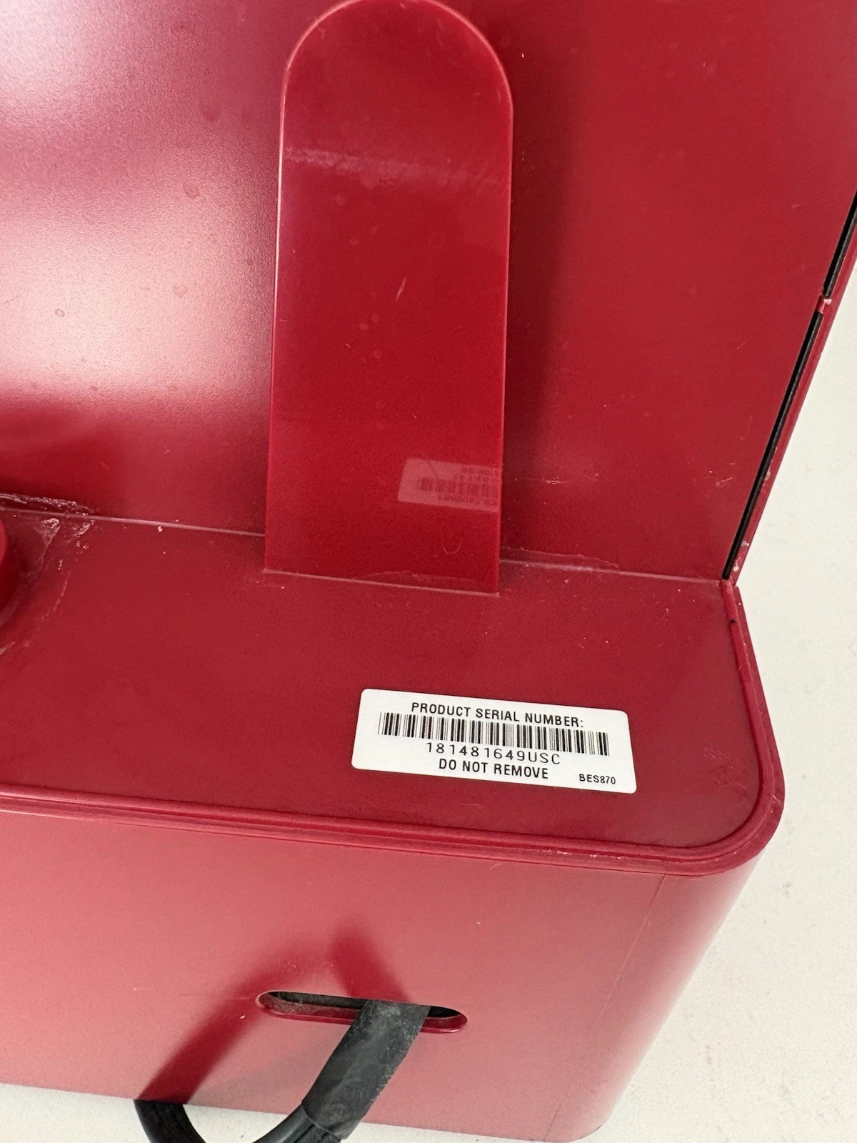 Rare Breville Barista Express BES870CXL Espresso Machine, Red Brushed Steel