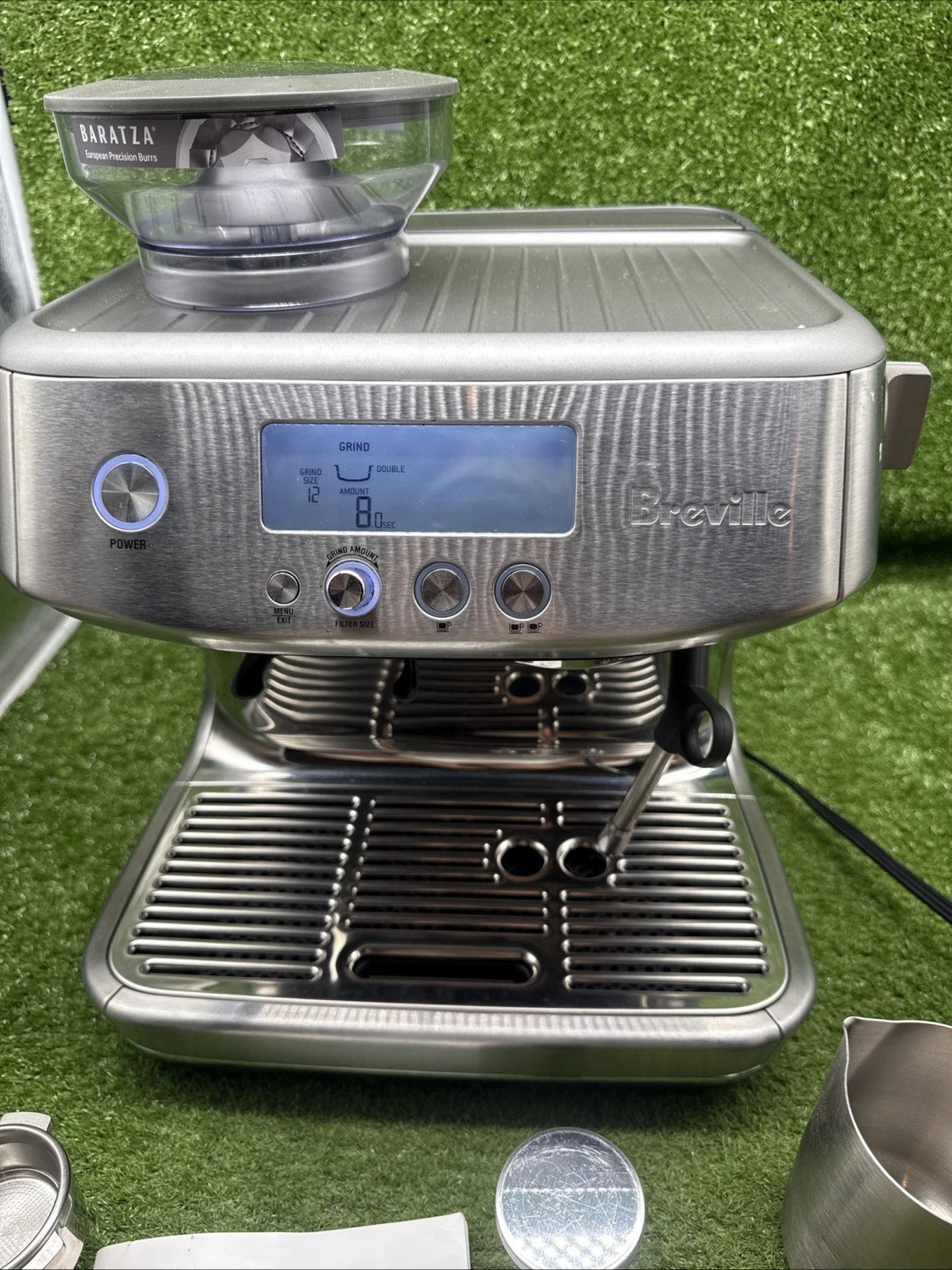 Breville BES878 Barista Pro Espresso Machine - Stainless Steel Good Condition