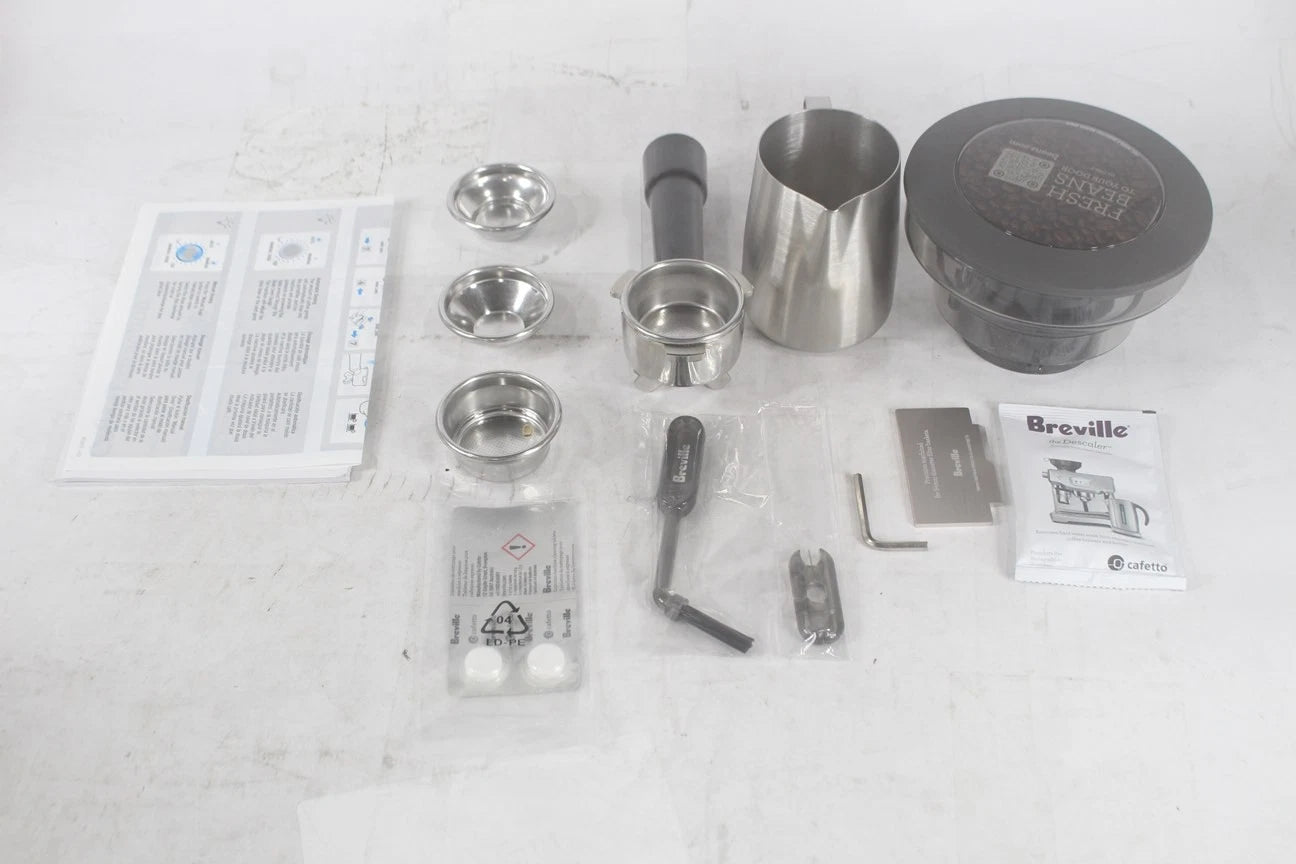 BREVILLE BARISTA EXPRESS IMPRESS STAINLESS STEEL ESPRESSO MACHINE | NEW OPEN BOX