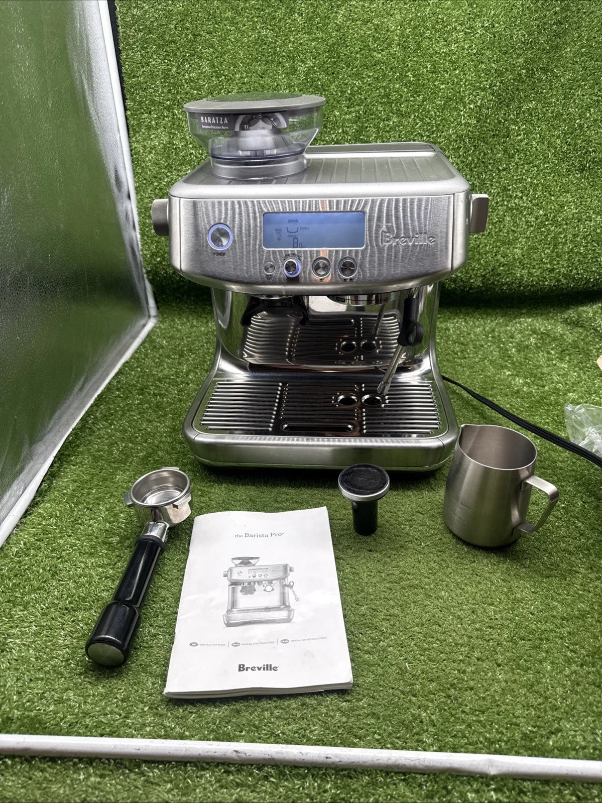 Breville BES878 Barista Pro Espresso Machine - Stainless Steel Good Condition