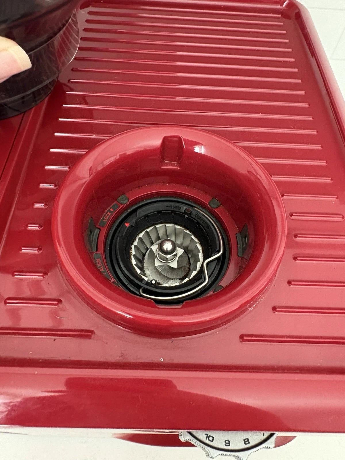 Rare Breville Barista Express BES870CXL Espresso Machine, Red Brushed Steel