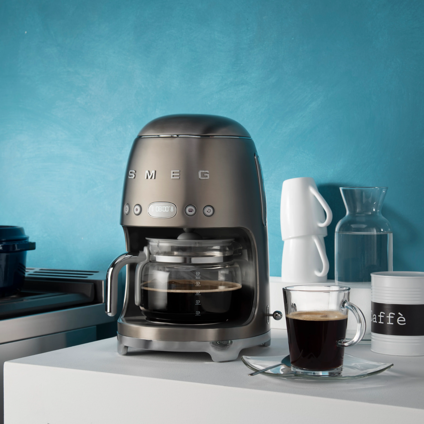SMEG RETRO-STYLE DRIP COFFEE MACHINE (10 CUPS)